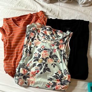 Lot of three size Medium Maternity warm weather dresses